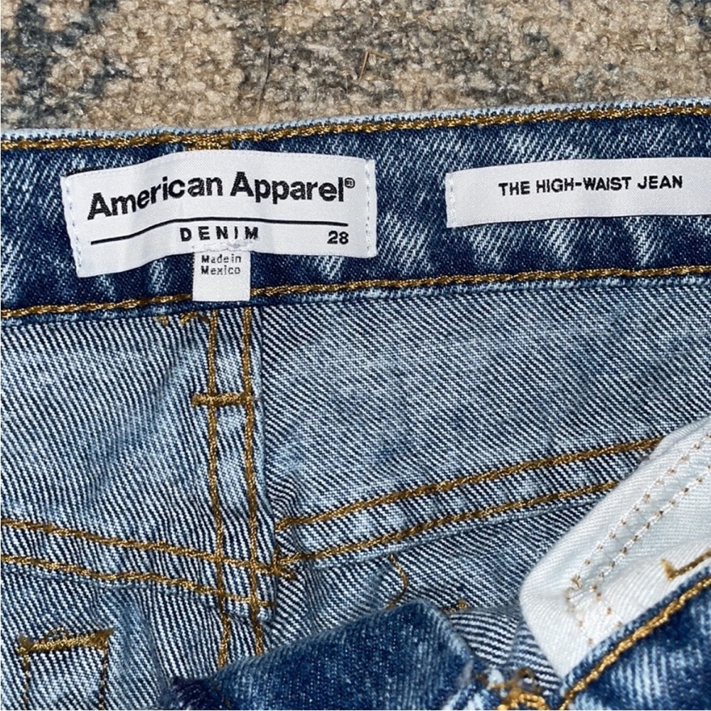 American apparel - the high waisted jean size 28 new without tags - Picture 9 of 11